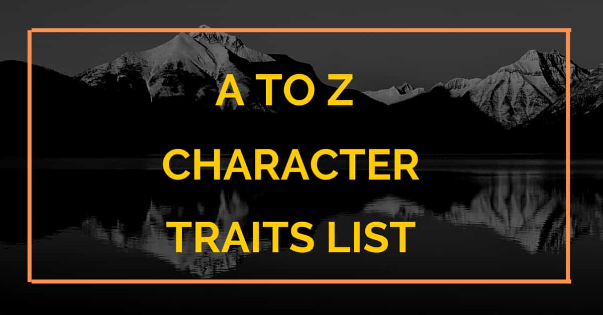 a to z character traits name