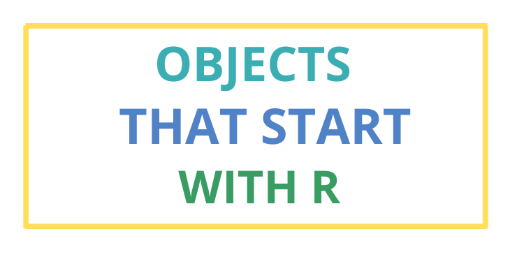 Objects starting with R