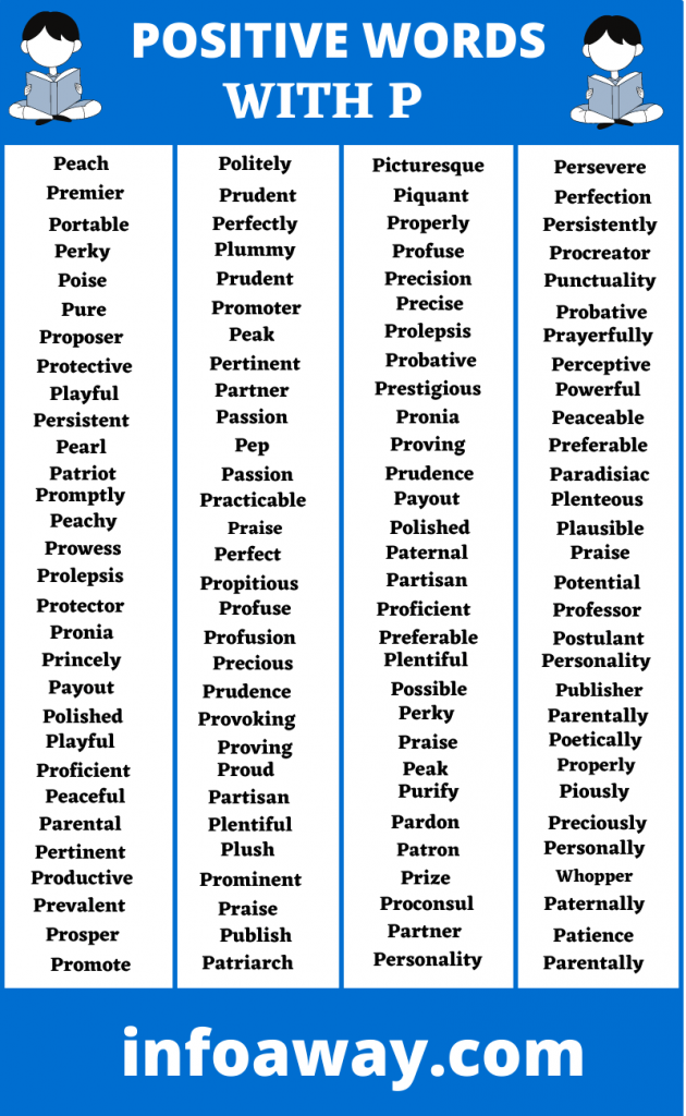 459 Positive Words That Start with P