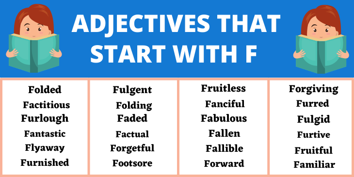 Adjectives that start with f
