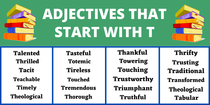 Adjectives That Start WIth T
