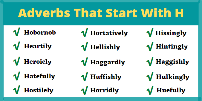 Adverbs that begin with H